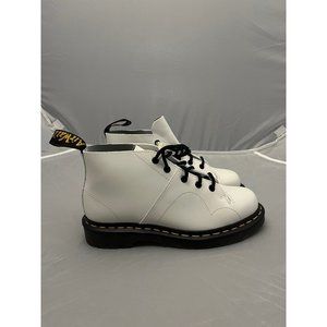 Dr Martens white leather boots size 8 women’s LA004